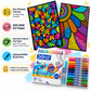10 Poster Ultimate Zentangle Coloring Combo | Premium Art Sheets Coloring Kit