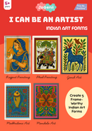 JoGenii Indian Art Forms Poster Coloring Kit