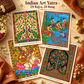 Indian Art Yatra – 28 Rajya, 28 Rang | Indian Art Coloring Kit | Creative Gift for Kids & Adults