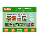 JoGenii Wooden Animal World Self Correcting Activity Game (30 pcs) (3 to 6 years)