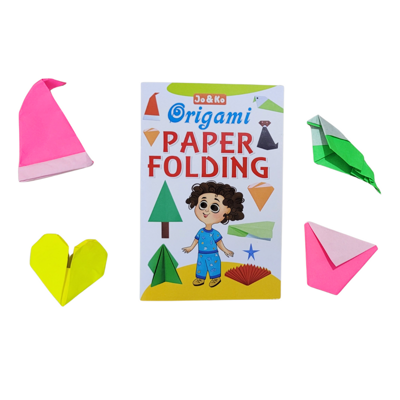 JoGenii Origami paper for craft, art and kit gift for kids 6-12 year old girls & boys, diy kits book & materials 6-8 9-12 12-15 girl women teenagers adults, birthday party return gifts 6 years, origami material & sheets for arts & crafts 8-10yrs