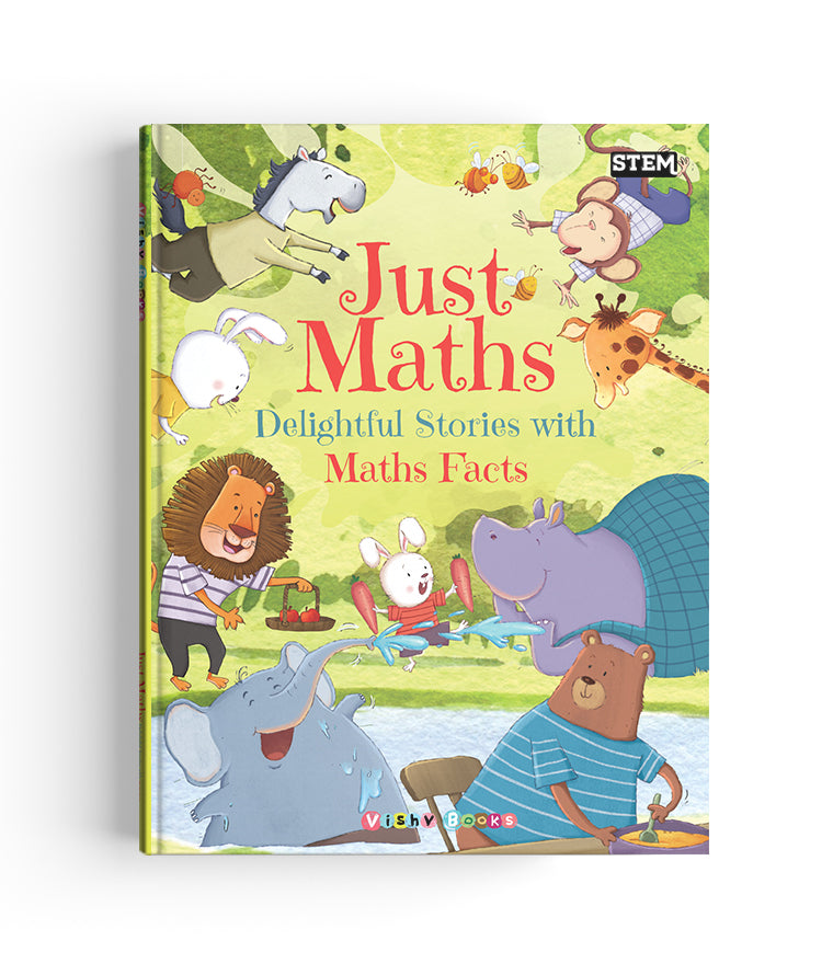 Justifty Math JoGenii|Just-Maths-Delightful-Stories-with-Maths-Facts|VISHV BOOKS