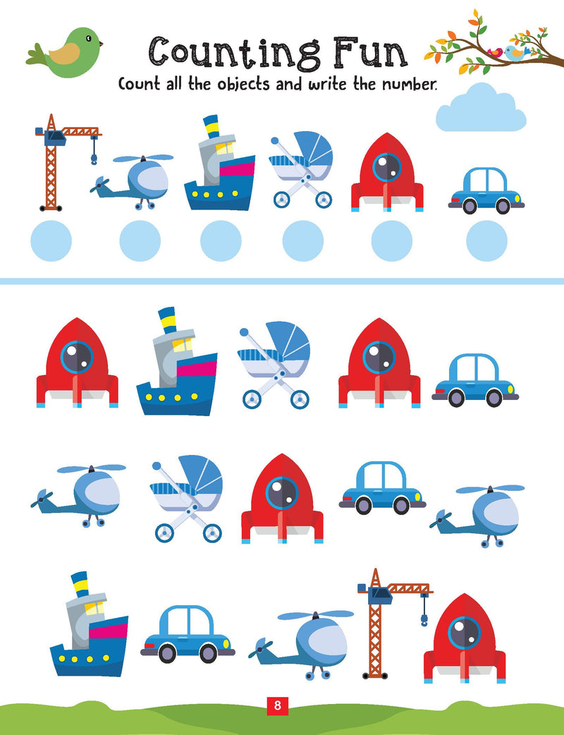 Maths Activity Book Age 4+