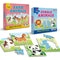 Little Berry Baby’s First Jigsaw Puzzle Set of 2 for Kids: Jungle Animals and Farm Animals - 15 Puzzle Pieces Each