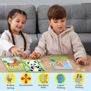 Little Berry Baby’s First Jigsaw Puzzle Set of 3 for Kids: Jungle Animals, Farm Animals & Baby Animals - 15 Puzzle Pieces Each