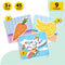 Little Berry Baby’s First Jigsaw Puzzle Set of 3 for Kids: Fruits, Vegetables & Modes of Transport - 15 Puzzle Pieces Each