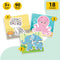 Little Berry Baby’s First Jigsaw Puzzle Set of 6 for Kids: Animals, Dinosaurs & Unicorns - 15 Puzzle Pieces Each