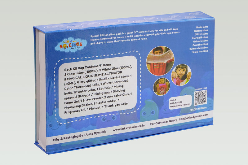 "Link With Science Ultimate Slime Making Kit (Unicorn - Make 25+ Slime) DIY Slime Factory Kids Toys for Boys/Girls Slime Gel, Best Birthday Return Gift Ideas  "