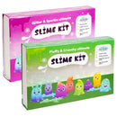 Link With Science 74 Pieces Ultimate Slime Making Kit ( Glitter and Sparkle, and Fluffy and Crunchy Slime kit - Make 40+ Slime) - Combo pack of 2