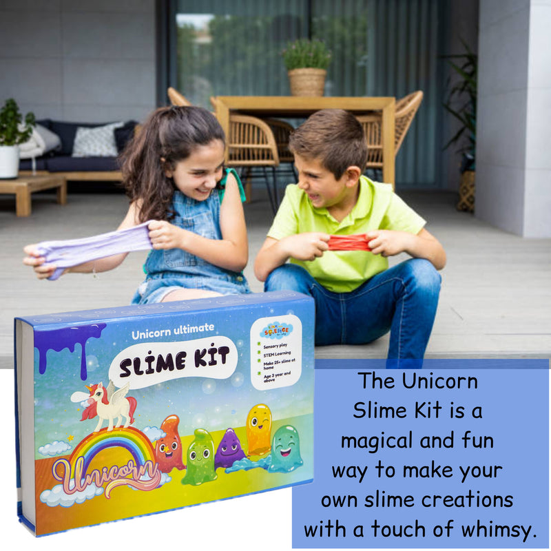 Link With Science 79 Pieces Ultimate Slime Making Kit ( Glitter and Sparkle, and Unicorn Slime kit - Make 45+ Slime)- Combo pack of 2