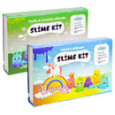 Link With Science 77 Pieces Ultimate Slime Making Kit ( Fluffy and Crunchy, Unicorn Slime Kit - Make 45+ Slime)  - Combo pack of 2