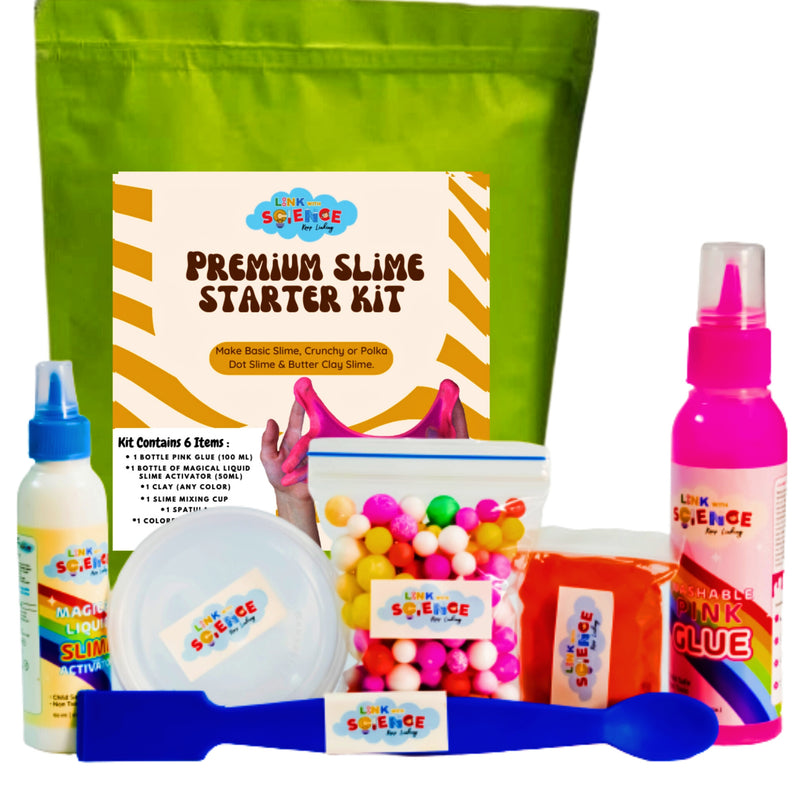 JoGenii  Premium DIY Slime Making Supplies Bag (Pink). Birthday