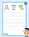 Learning Dino LKG English Practice Worksheets Pack