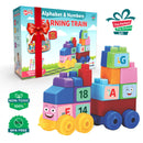 Little Berry Alphabet & Number Learning Train Blocks for Kids - Learning & Educational Blocks Toys for Kids (Multicolour)