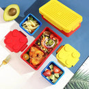 Blocks Design 800ml BPA Free Leak-Proof Lunch Box with 250ml 2 Container