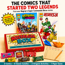 Raj Comics Collector's Edition - Nostalgia Gift Box | Perfect Rakshabandhan Gift for Brother, Father, 90s Kids | Rakhi, Birthday
