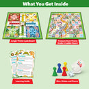 Little Berry Ludo and Snakes & Ladders Board Game Set for Kids - 2 in 1 Party & Fun Games Board Game - Multicolour