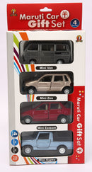 Maruti Car Gift Set Pull Back 4 Piece Die Cast Car Play Set Best Gifts Toys for Kids ( Colours may vary)