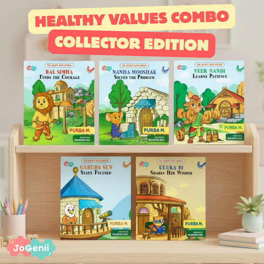 The Mighty Values Collection - 5 Moral Stories Book Combo | Bedtime Stories, Indian Culture, Library | Perfect Gift for Pre-Schoolers, Toddlers | FREE Bookmark