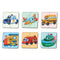 Mini Leaves 4 Piece Transport Vehicles Wooden Puzzle for Kids - Set of 6