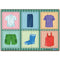 Mini Leaves 2 Piece Puzzle Clothes Jigsaw Puzzle - Set of 6