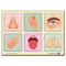 Mini Leaves 2 Piece Puzzle Human Body Parts Jigsaw Puzzle - Set of 6