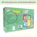 Little Berry Magnetic Ludo and Snakes & Ladders Board Game Set for Kids, Adults & Family - Travel Board Game (Multicolor)