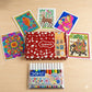 Indian Art Forms Poster Coloring Kit - 5 High-Quality Art Sheets, Coloring Pens | Perfect for Gifting, Return Gift, Women's Day Gift, Art Date