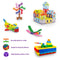 Little Berry 3-in-1 Building Blocks (Pack 2) for Kids - Education & Learning Blocks (125+ pcs)