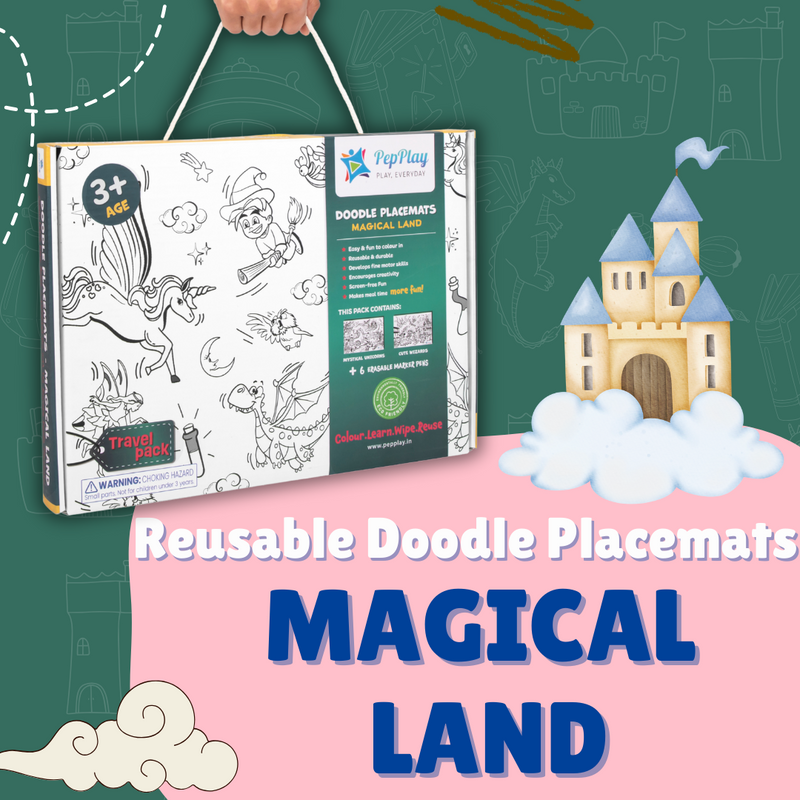 Pepplay doodle placemats- magical land