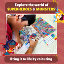 Pepplay doodle placemats - Superheroes & monsters