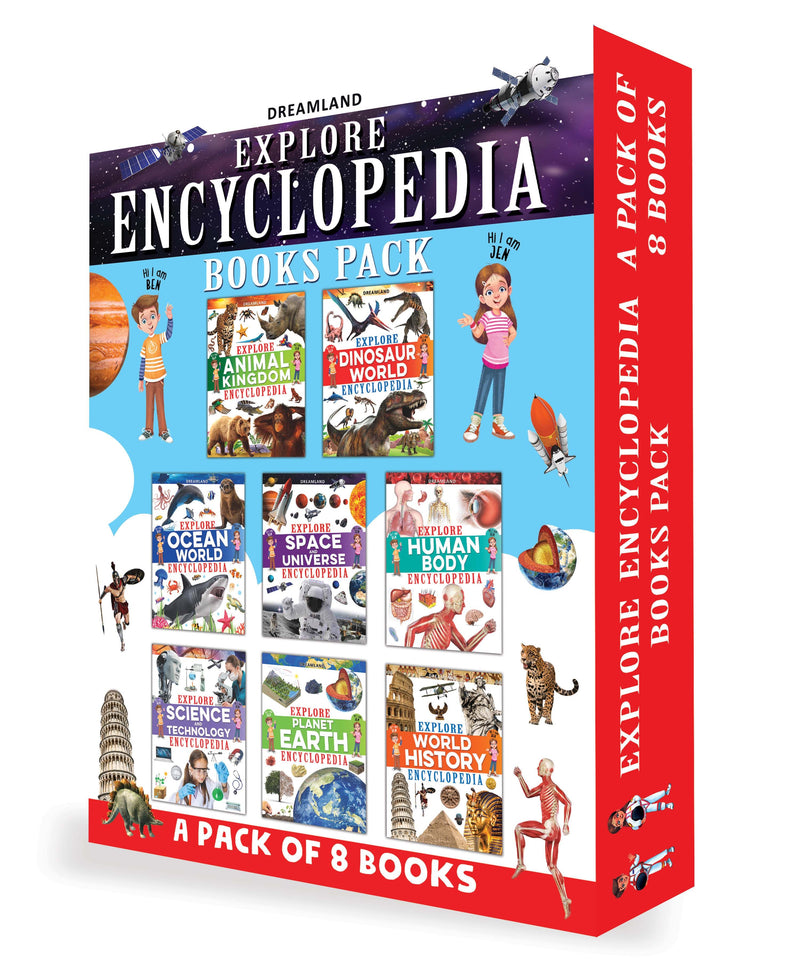 Explore Encyclopedia Books Pack - A Set of 8 Books