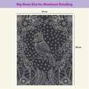 JoGenii Neon Mandala Art Colouring Kit - JoGenii Neon mandala art kit for adults and kids, DIY craft set kits for girls 6-12 12-15 adult women, pre marked paper design, painting material for beginners with colour, gifts, paint hobbies