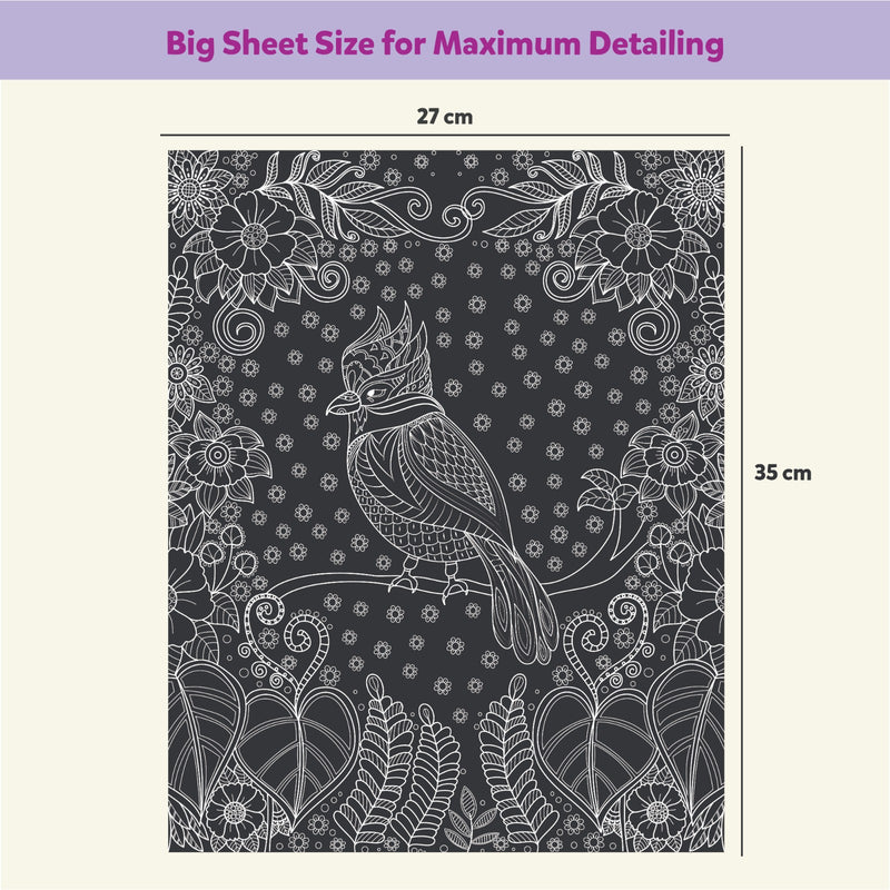 JoGenii Neon Mandala Art Colouring Kit - JoGenii Neon mandala art kit for adults and kids, DIY craft set kits for girls 6-12 12-15 adult women, pre marked paper design, painting material for beginners with colour, gifts, paint hobbies