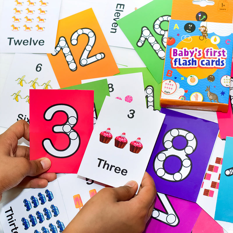 Babys's Alphabets and numbers Flash Cards