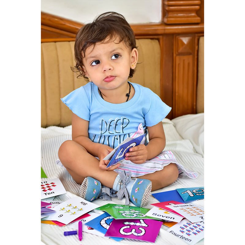 Babys's Alphabets and numbers Flash Cards