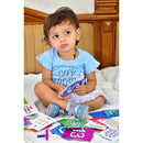 Baby's First Flash Cards Set of Seven Flash Cards - Colors, Shape, Numbers, Body Parts, Alphabets , Fruits , Vegetables