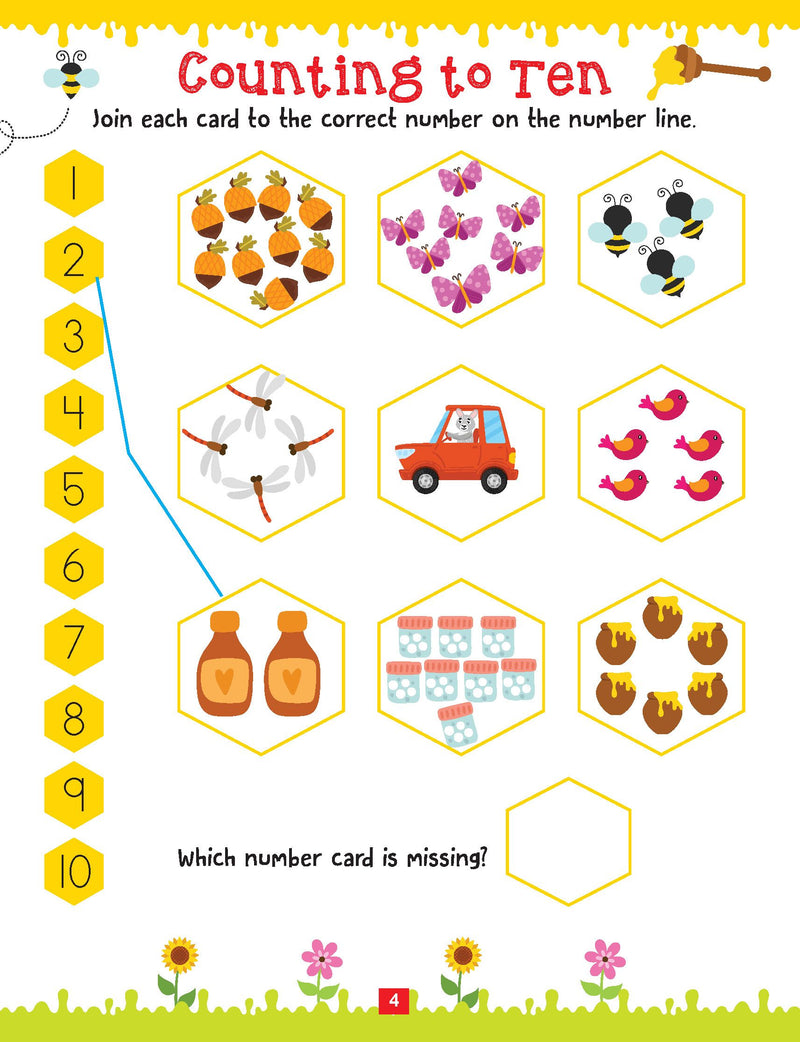 Maths Activity Book Age 4+