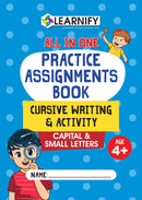 ALL IN ONE PRACTICE ASSIGNMENTS BOOK CURSIVE WRITING CAPITAL & SMALL LETTERS