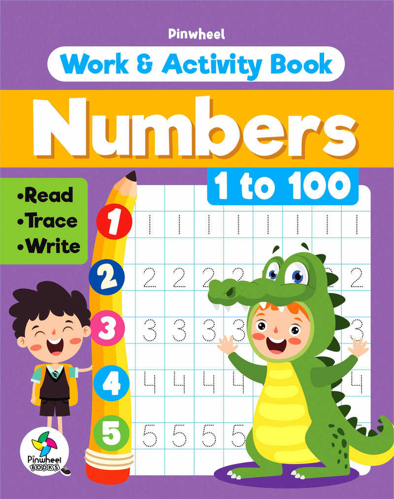 JoGenii | WORK & ACTIVITY BOOK NUMBERS 1 TO 100 |Pinwheel Books