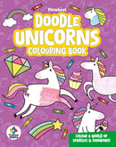 DOODLE UNICORNS COLOURING BOOK