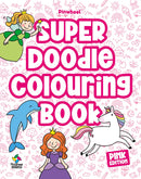 SUPER DOODLE COLOURING BOOK: PINK