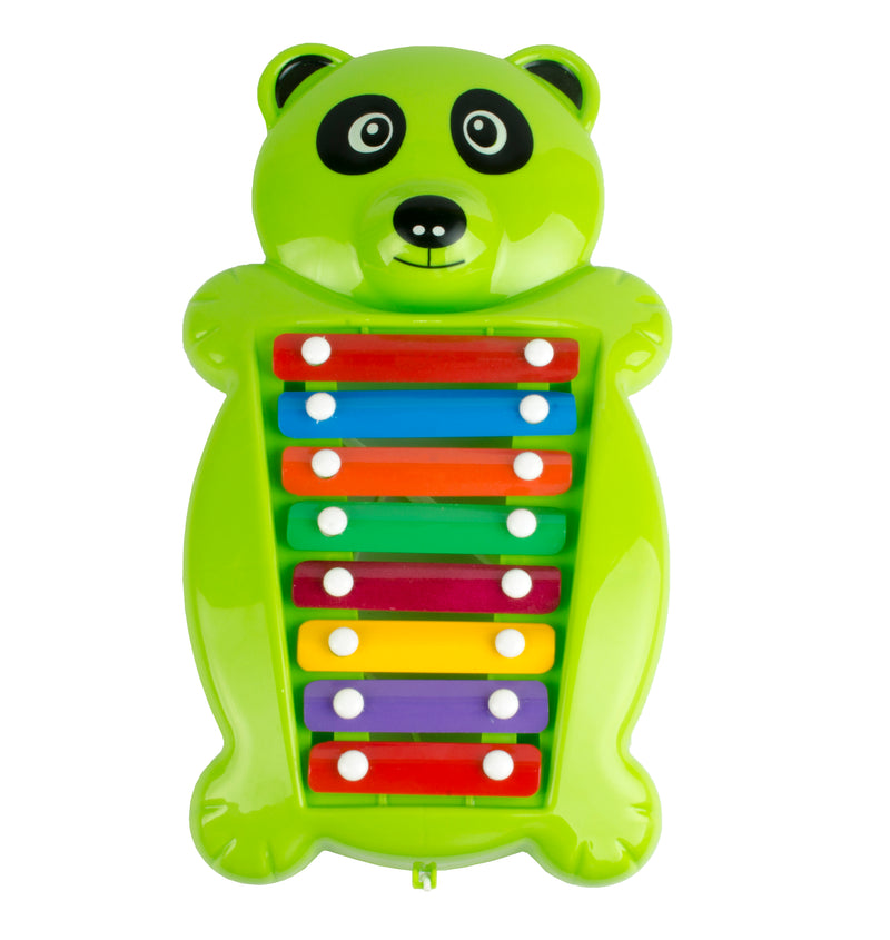 Panda Xylophone 2 in 1 Musical Toy & Pull Along Toy for Kids 2 - 4 Years with 8 Notes Non Toxic no Batteries (Colour May Vary)