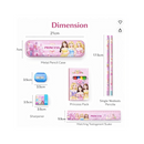 Princess Theme Stationery Rakhi Combo – Princess Pencil Box Set with Castle Rakhi for Kids