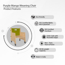 Purple Mango Weaning chair -Green