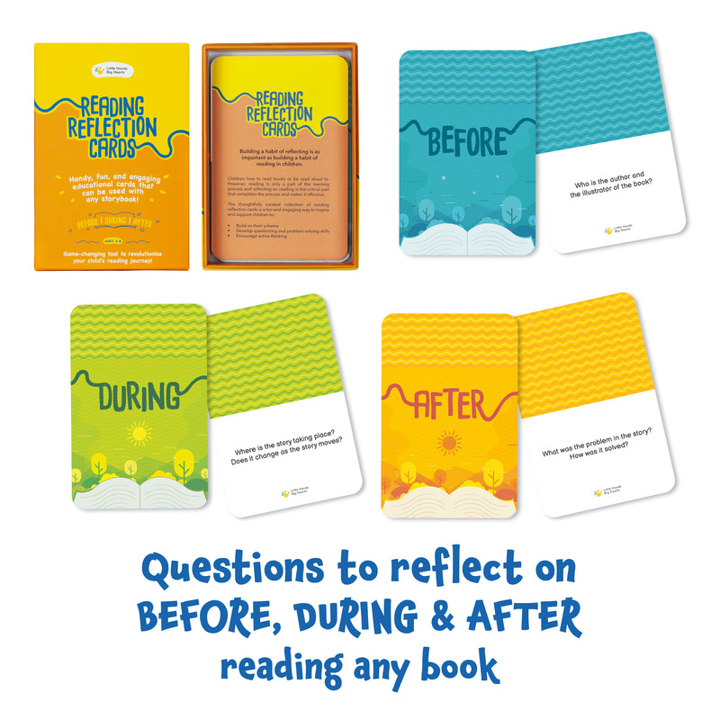 JoGenii | Reading Reflection Cards (4-8) | Little Hands Big Hearts