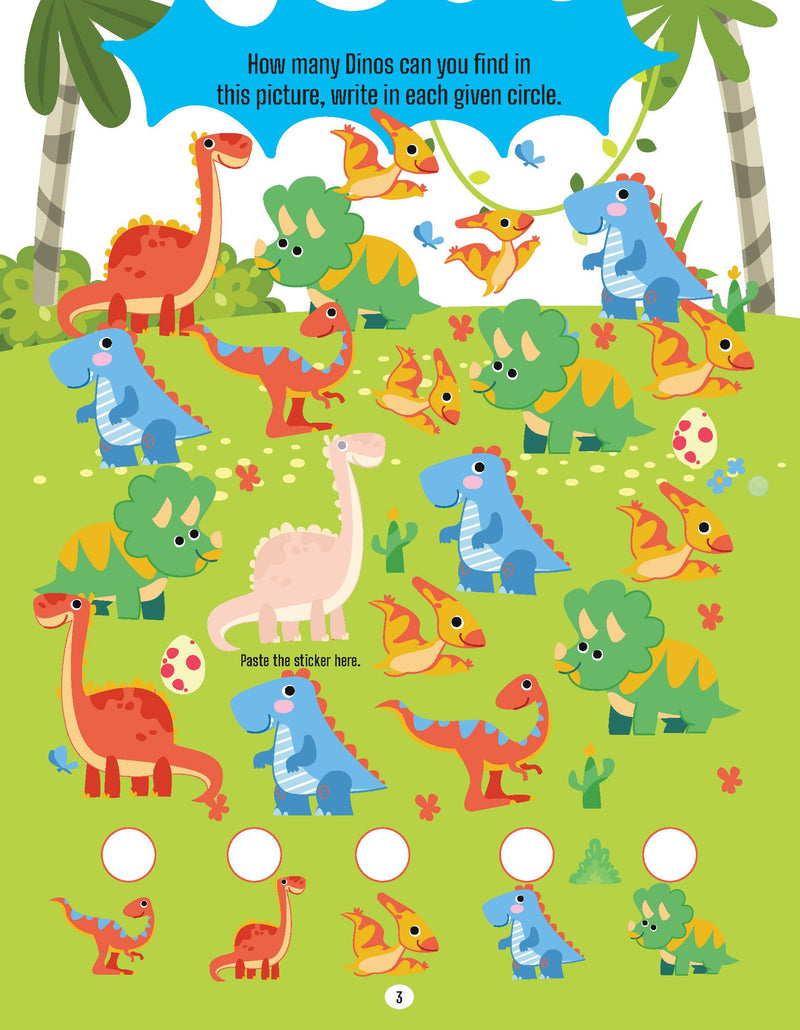 My First Amazing Activity Book-  Dinosaurs, Dragons and Monsters