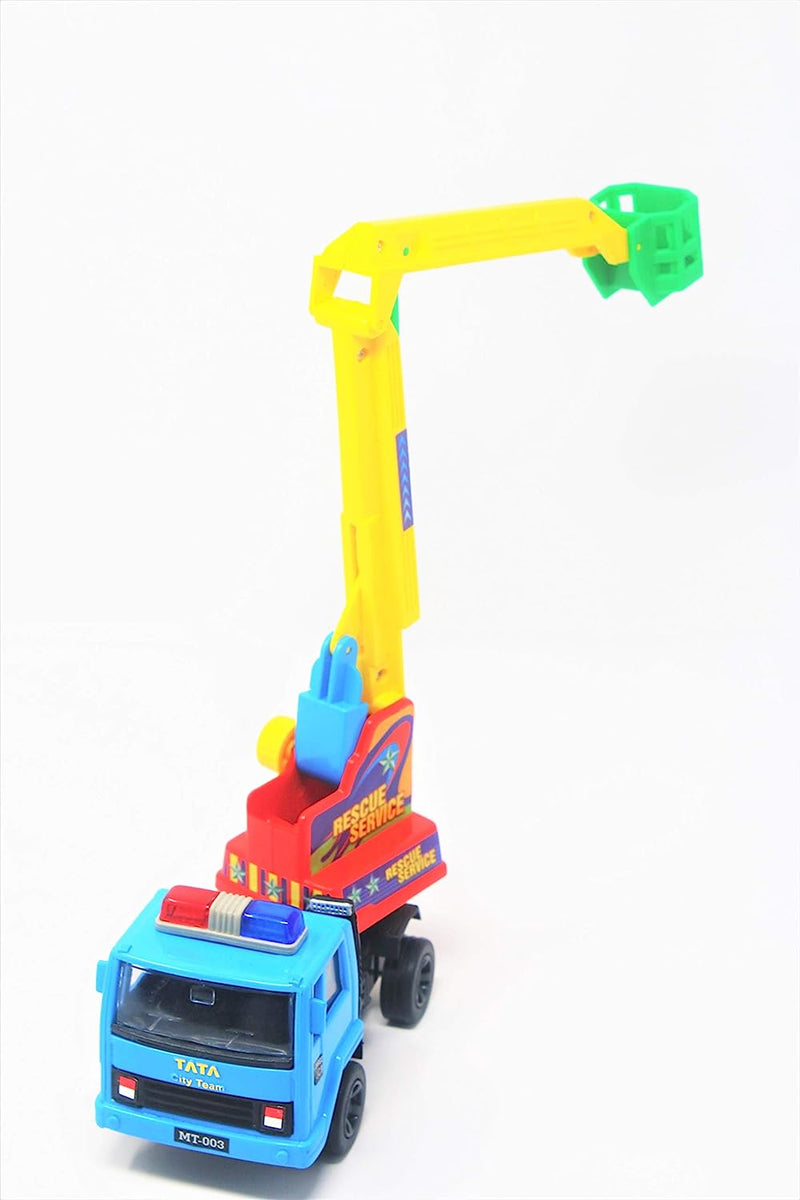 Rescue Service is A Finely Crafted Toy with Excellent Use of Links to Lift The 'Cherry Picker', All This in A Mechanical Toy