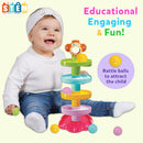 Little Berry 5 Layer Ball Drop and Roll Swirling Tower for Baby and Toddler Development - Activity & Educational Toys for Kids (Multicolour)

q