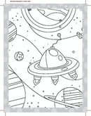 My Ultimate Space Colouring Fun Book with Free Crayons